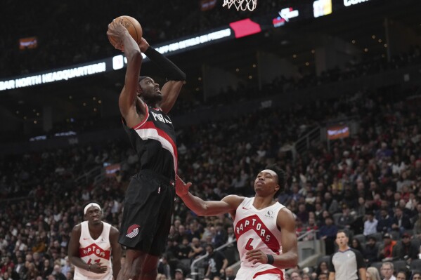 Jerami Grant scores 22 as Trail Blazers beat Raptors 99 91 for 1st